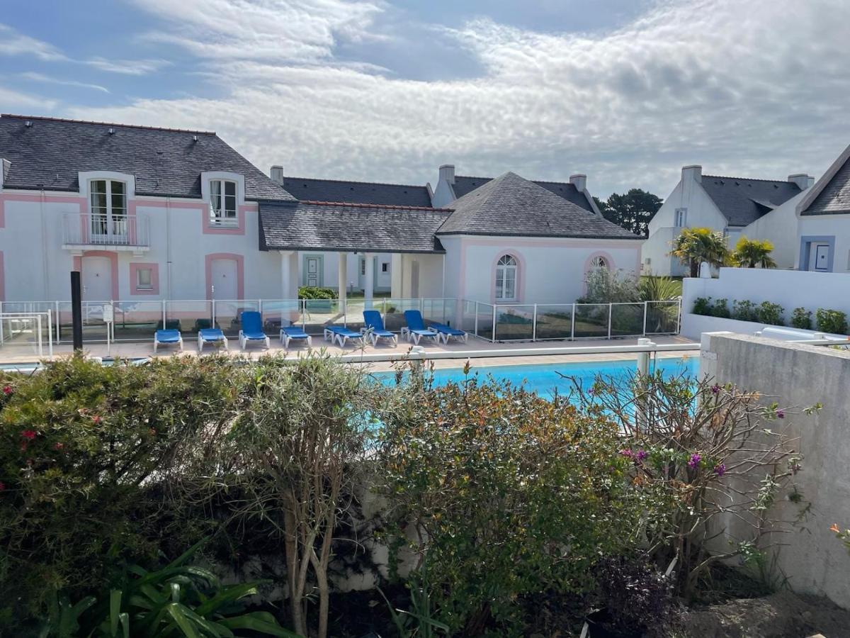 Maison De Vacances De 56 M2 Dans Residence Avec Piscine Chauffee Proche Plages Locmaria Exterior foto